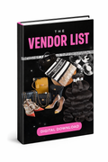 The Vendor List ( Over 150 Vendors) Instant Download